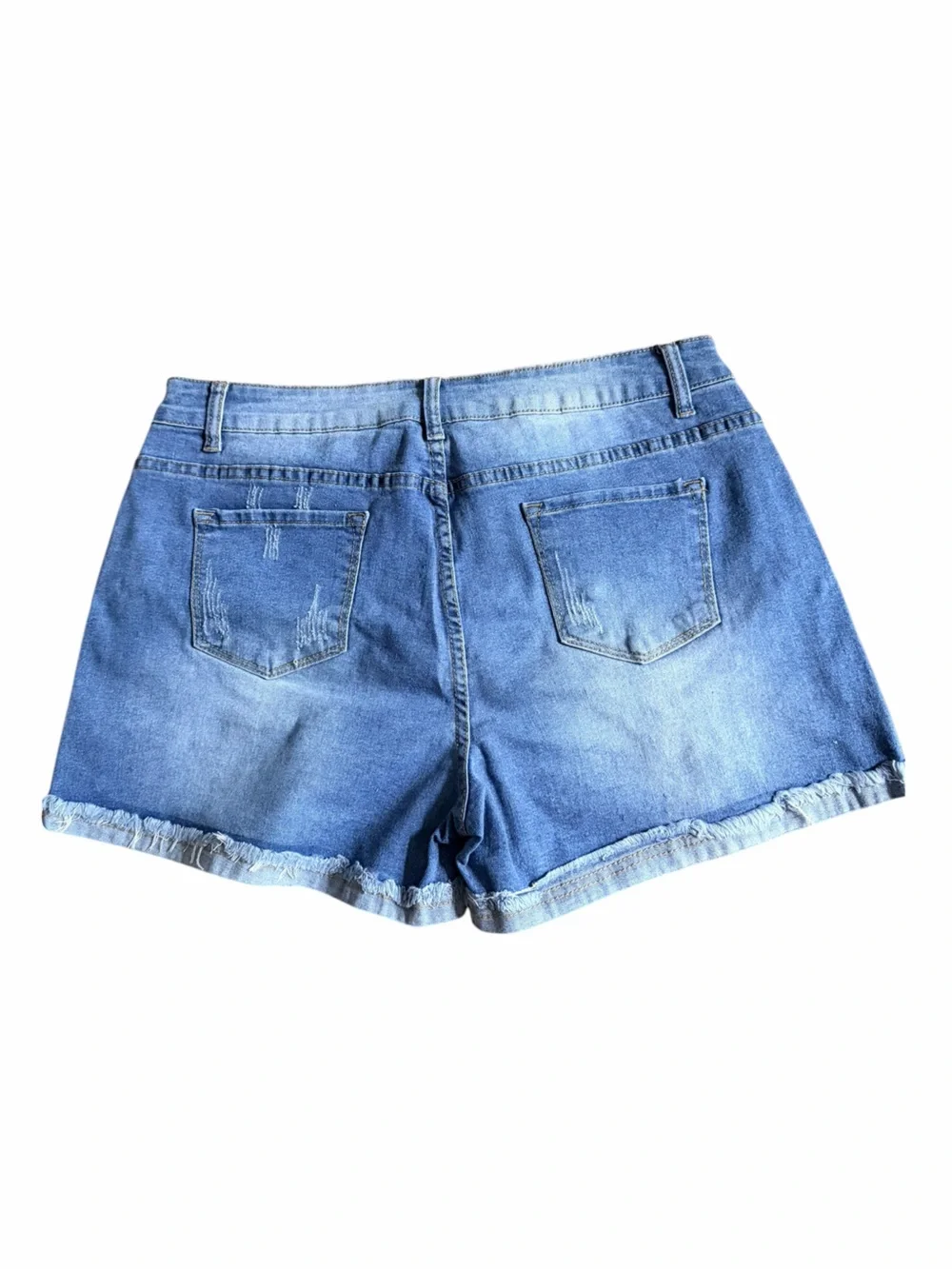 Denim Daisy Patch Women's Shorts